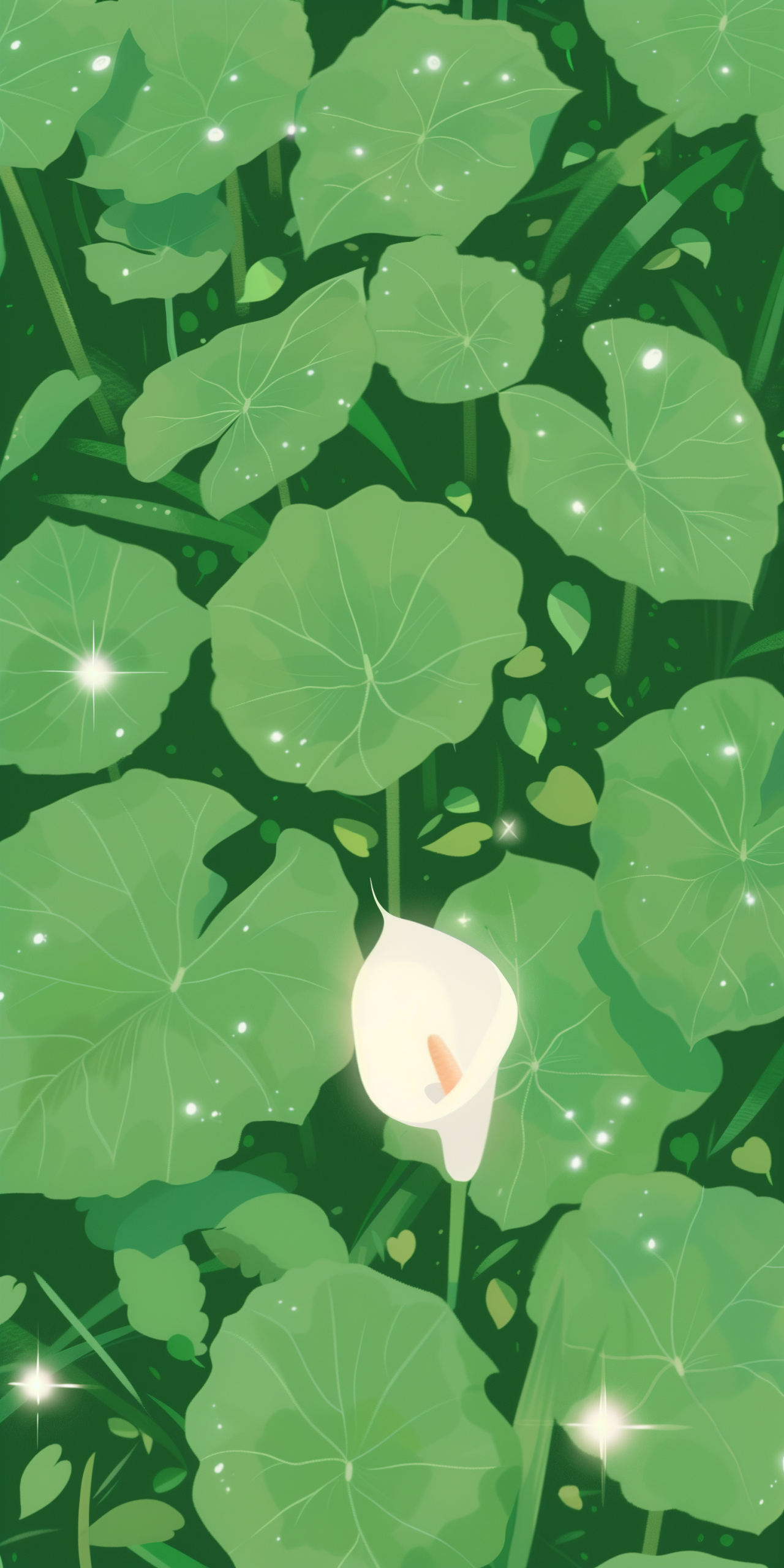 清新的綠