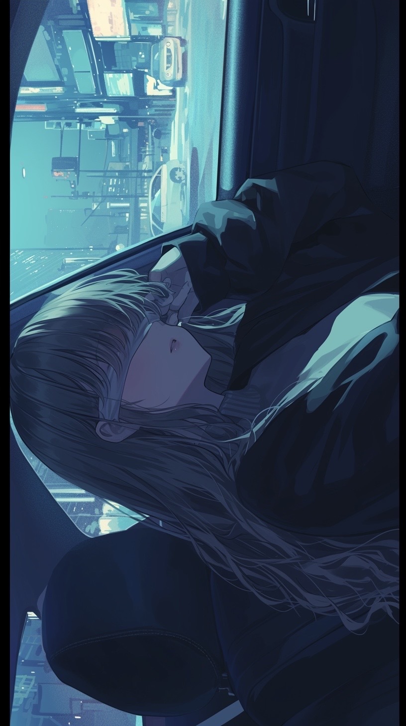蒙眼少女