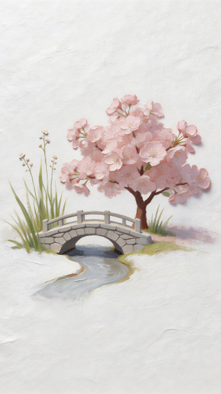厚涂海棠花
