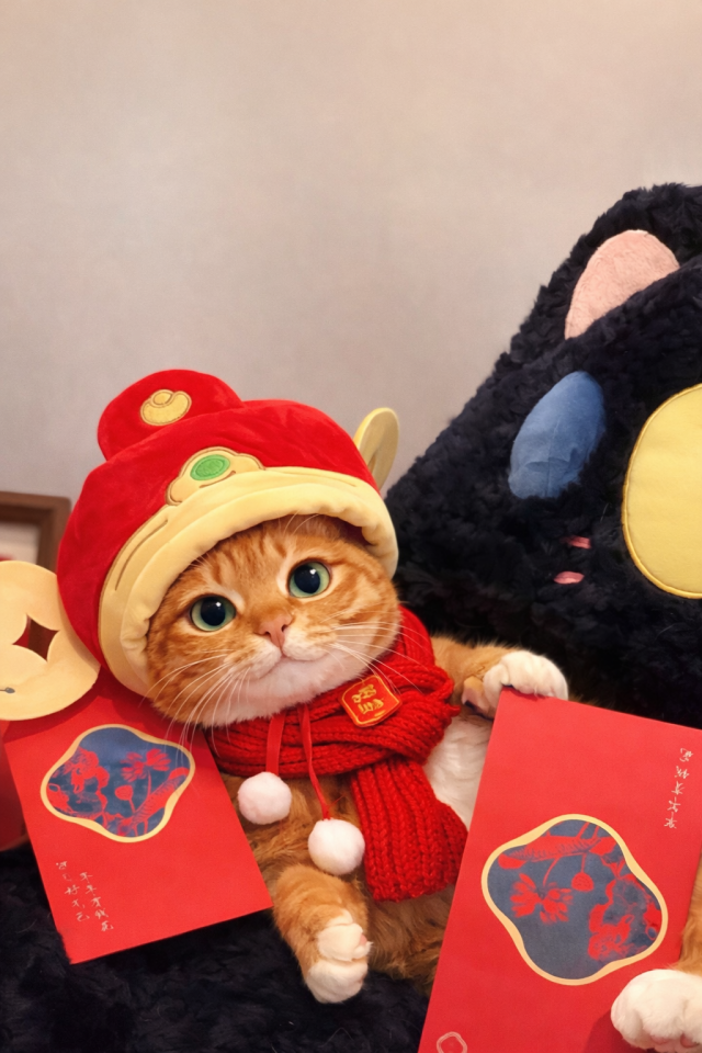 新年小猫咪