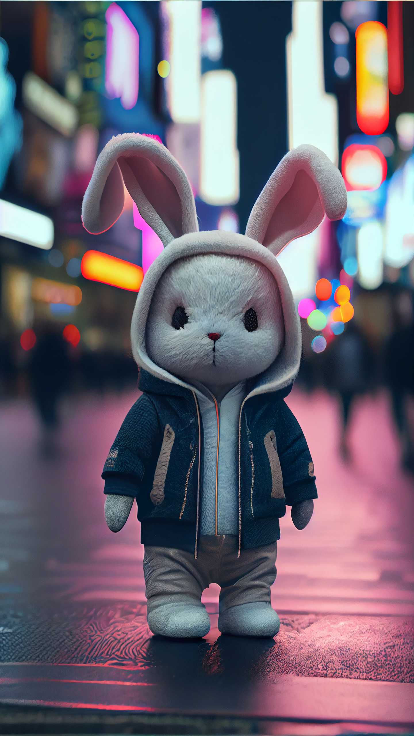 逛街的小兔兔