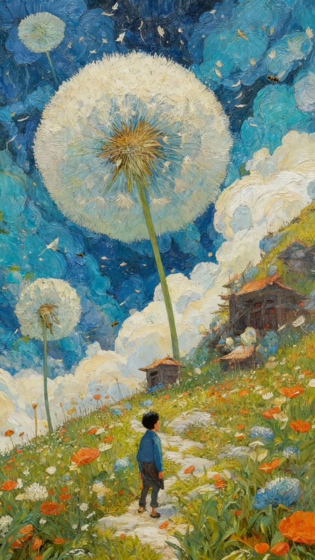 蒲公英下的童梦