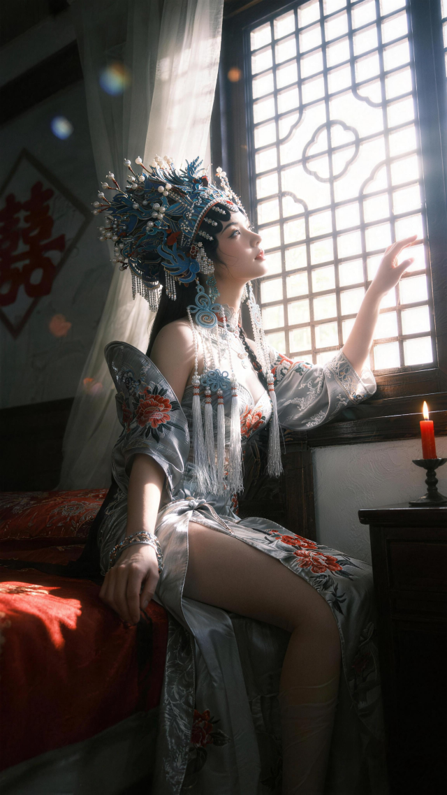戏服女子