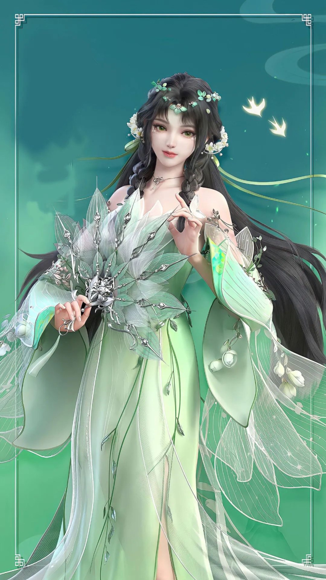 微信聊天背景小姐姐