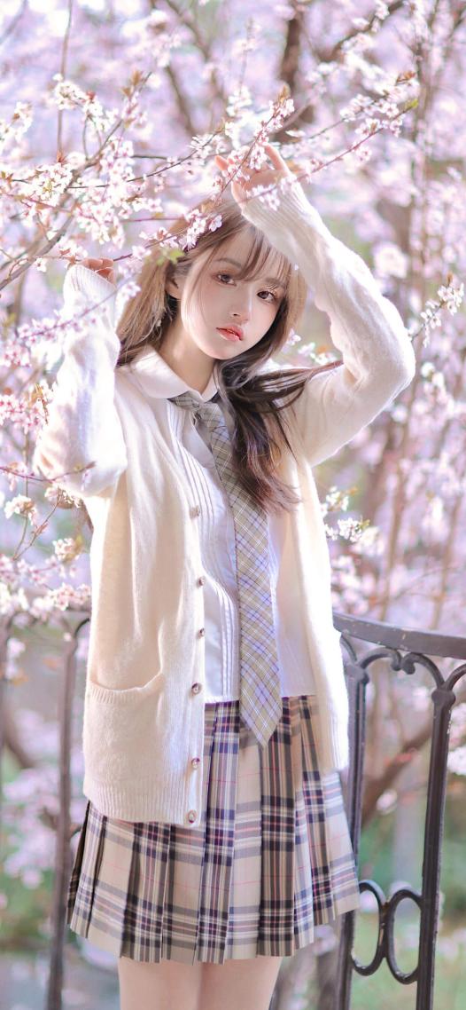清纯妹妹(美女手机静态壁纸) - 美女手机壁纸下载 - 元气壁纸