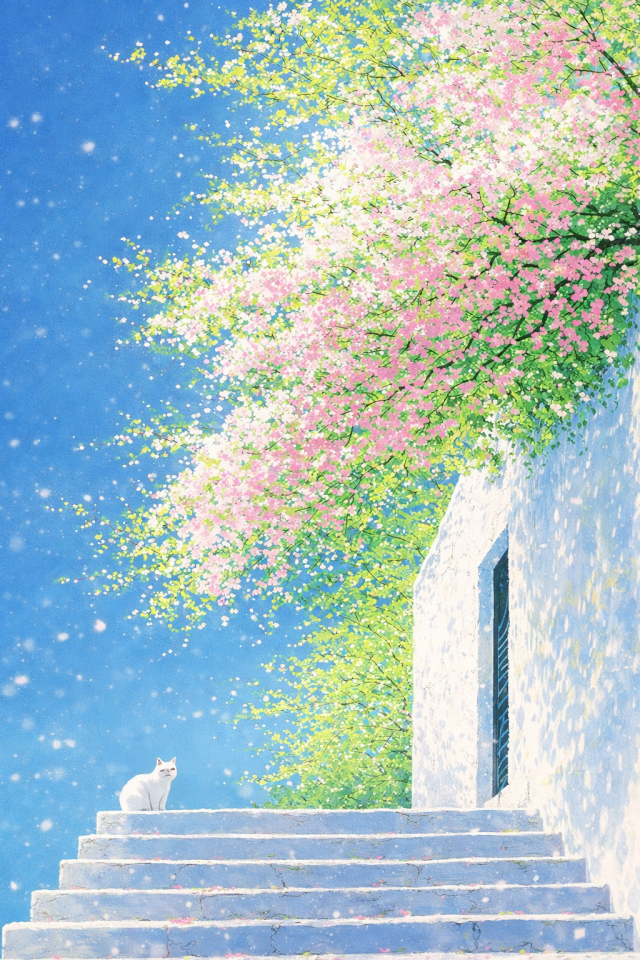 猫咪与蓝天