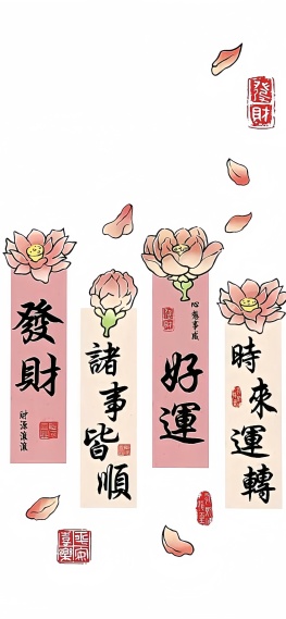 文字，发财 好运