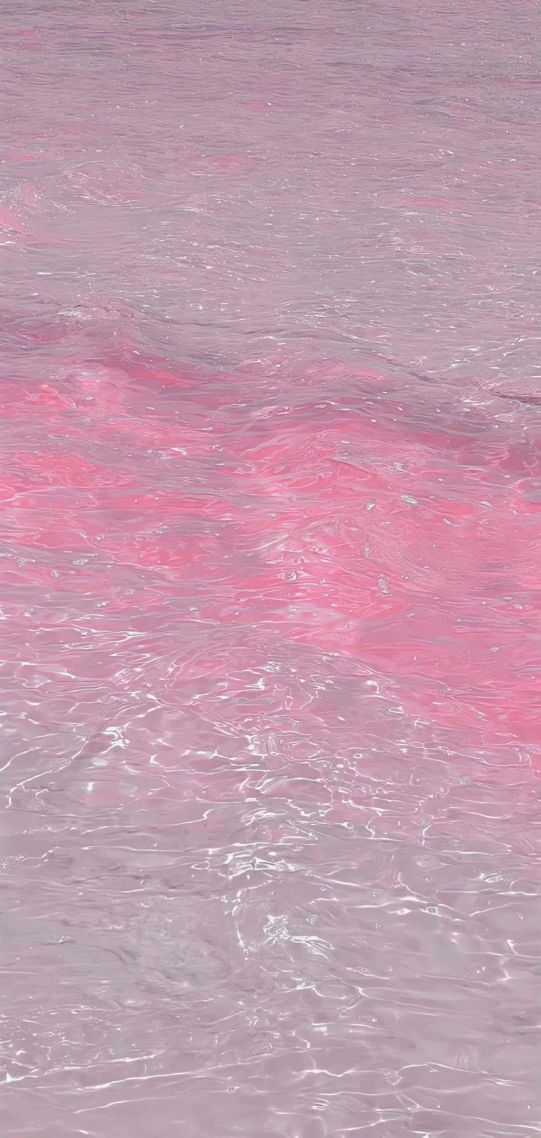 粉色波浪。