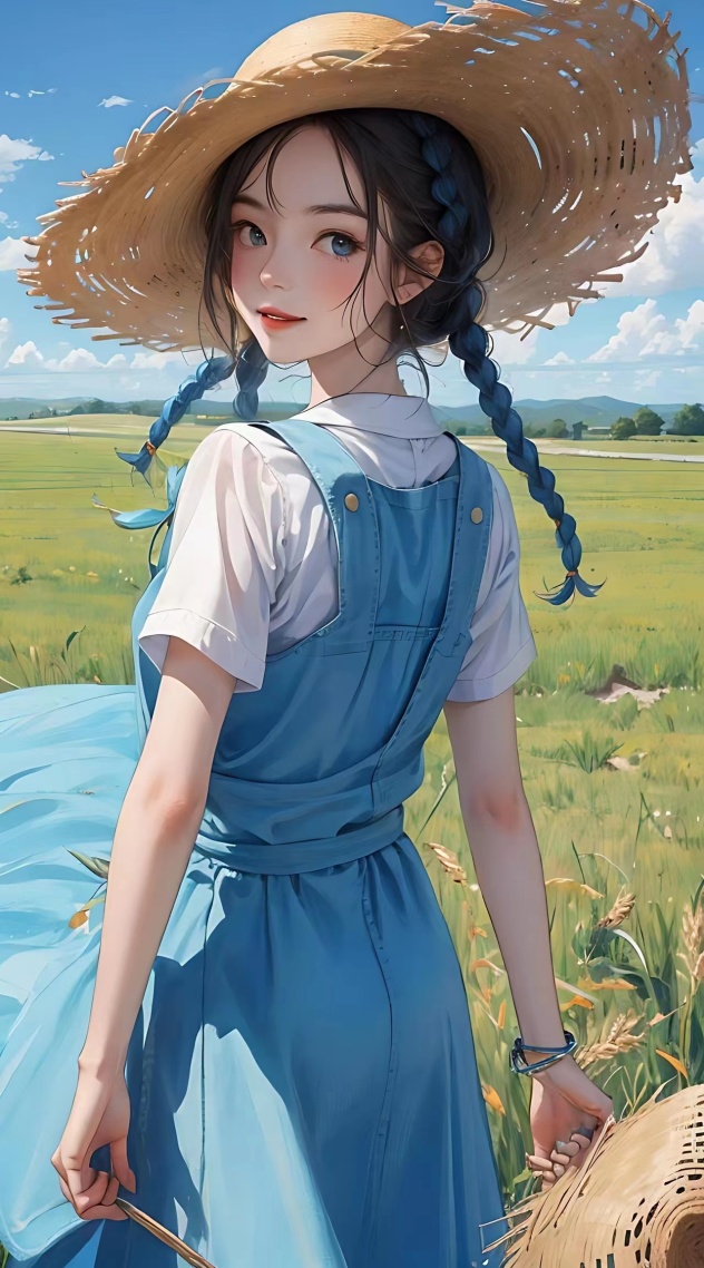草帽少女