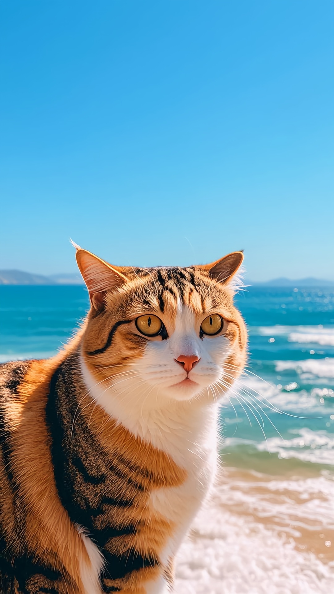 海邊的喵