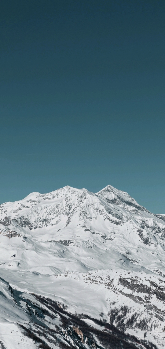 高山雪景