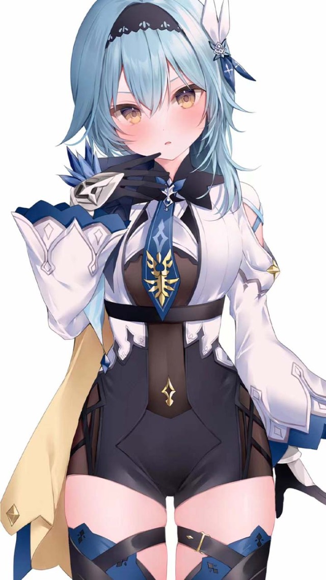 性感藍發妹妹