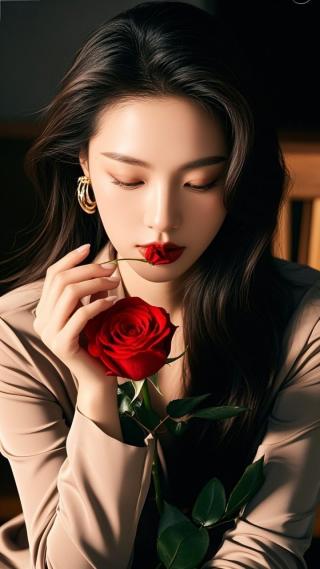 一朵玫瑰花