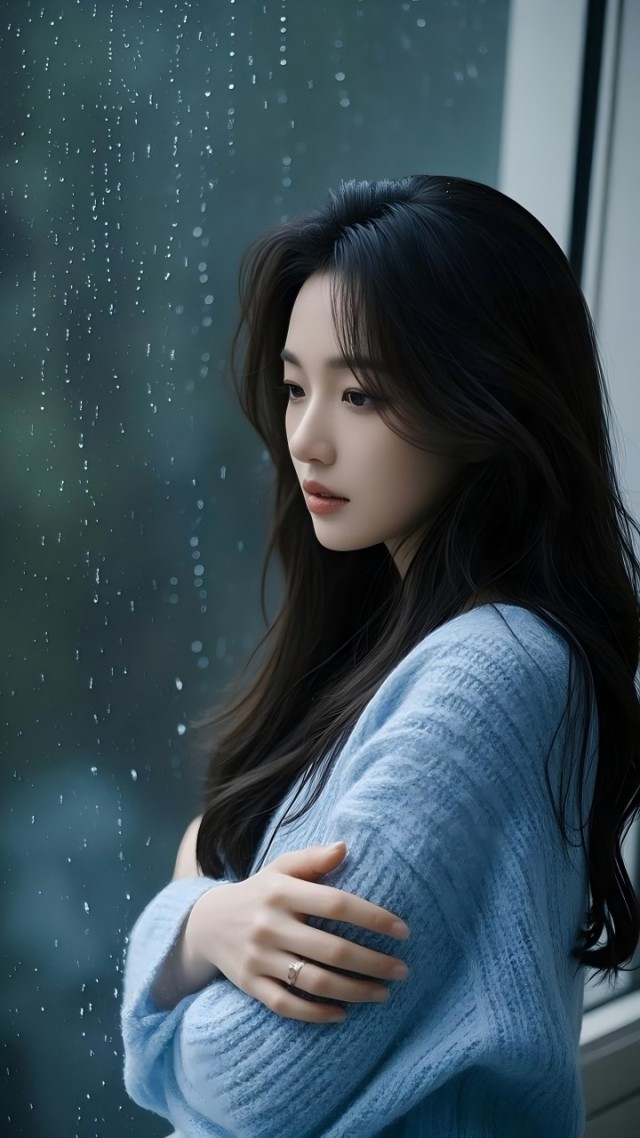 屋外小雨