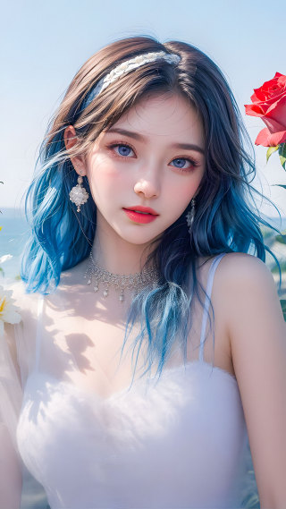 次世代海边玫瑰少女