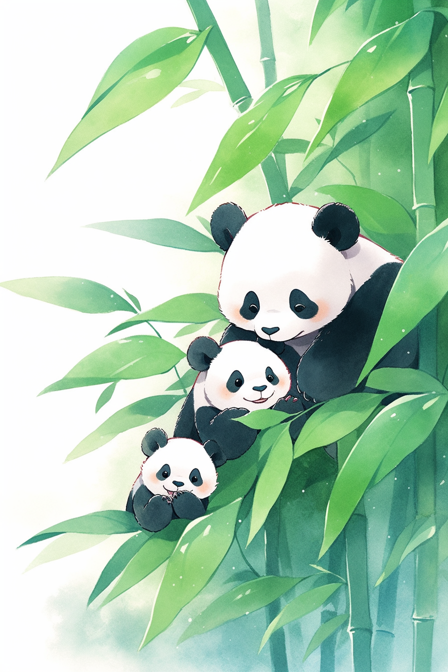 熊貓一家