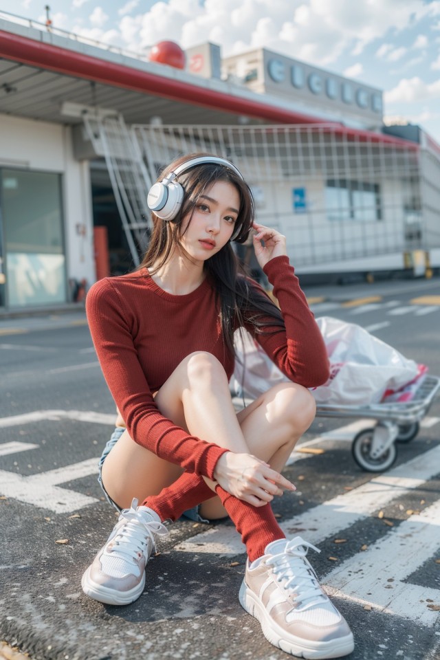WUMUMU-戴耳機的美少女