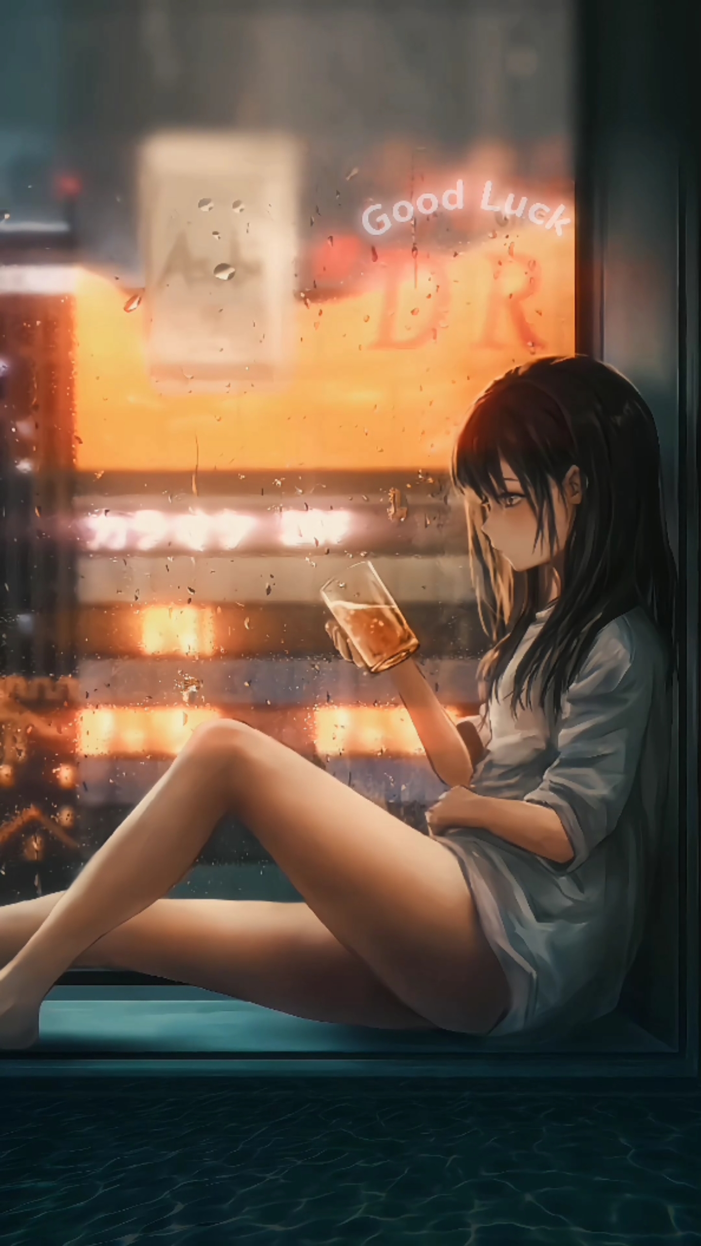 喝啤酒的女孩4k