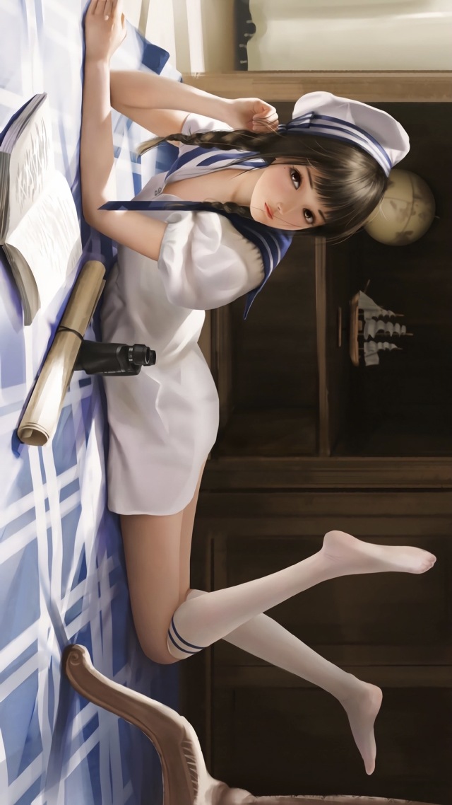 動漫美女 水手服