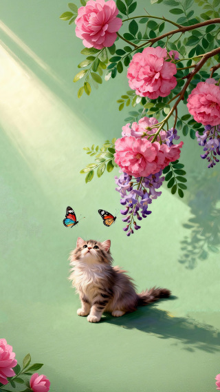 花蝶萌猫