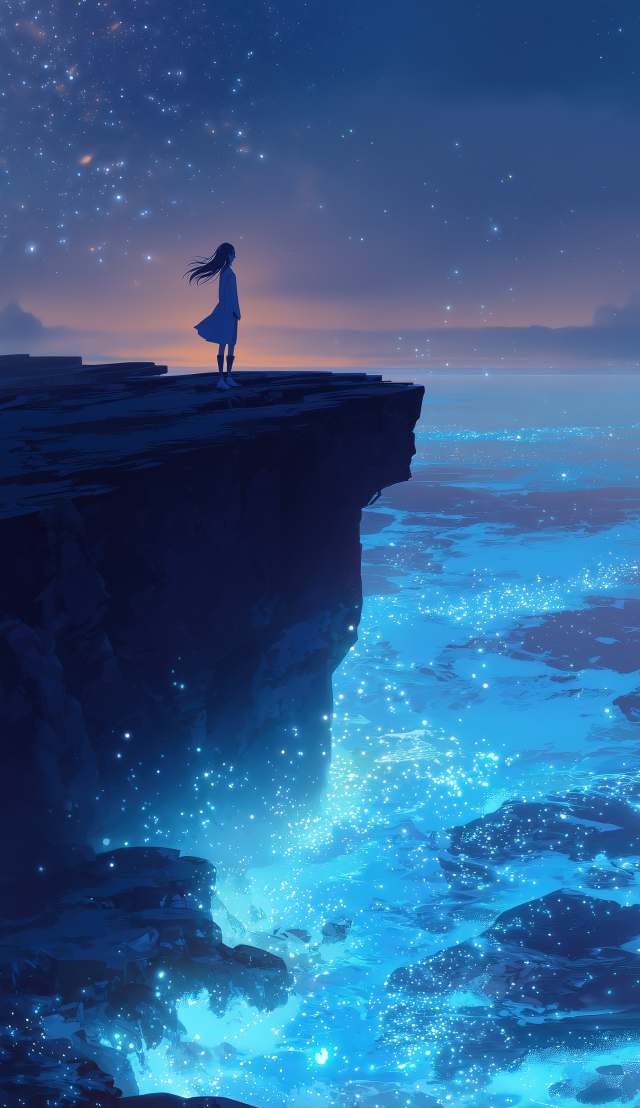 梦幻荧光海