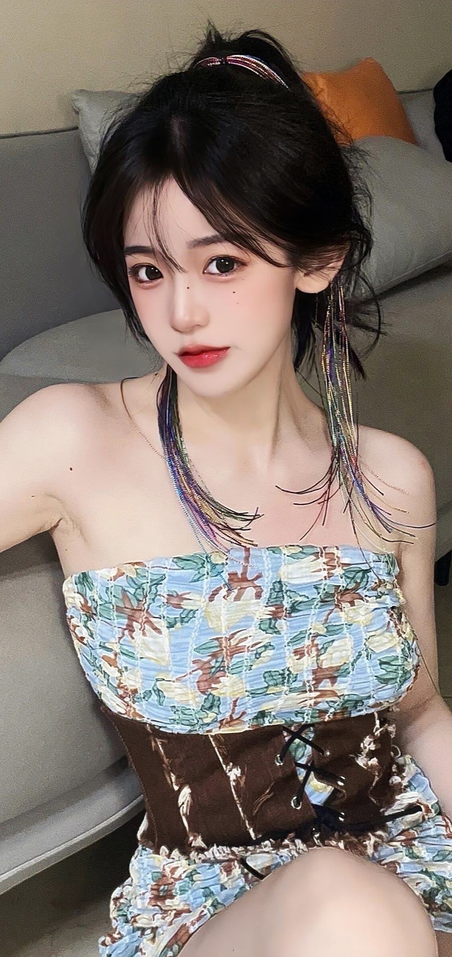很漂亮的女孩子