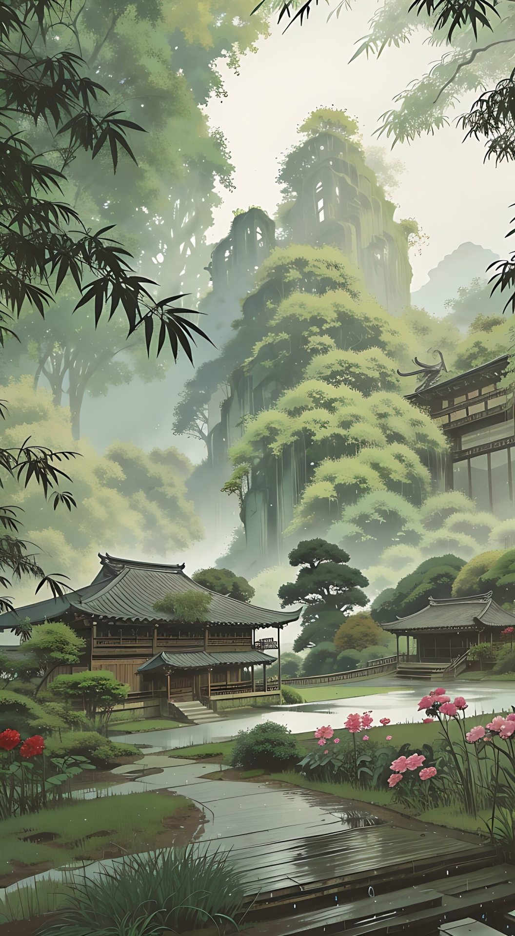 水墨山林