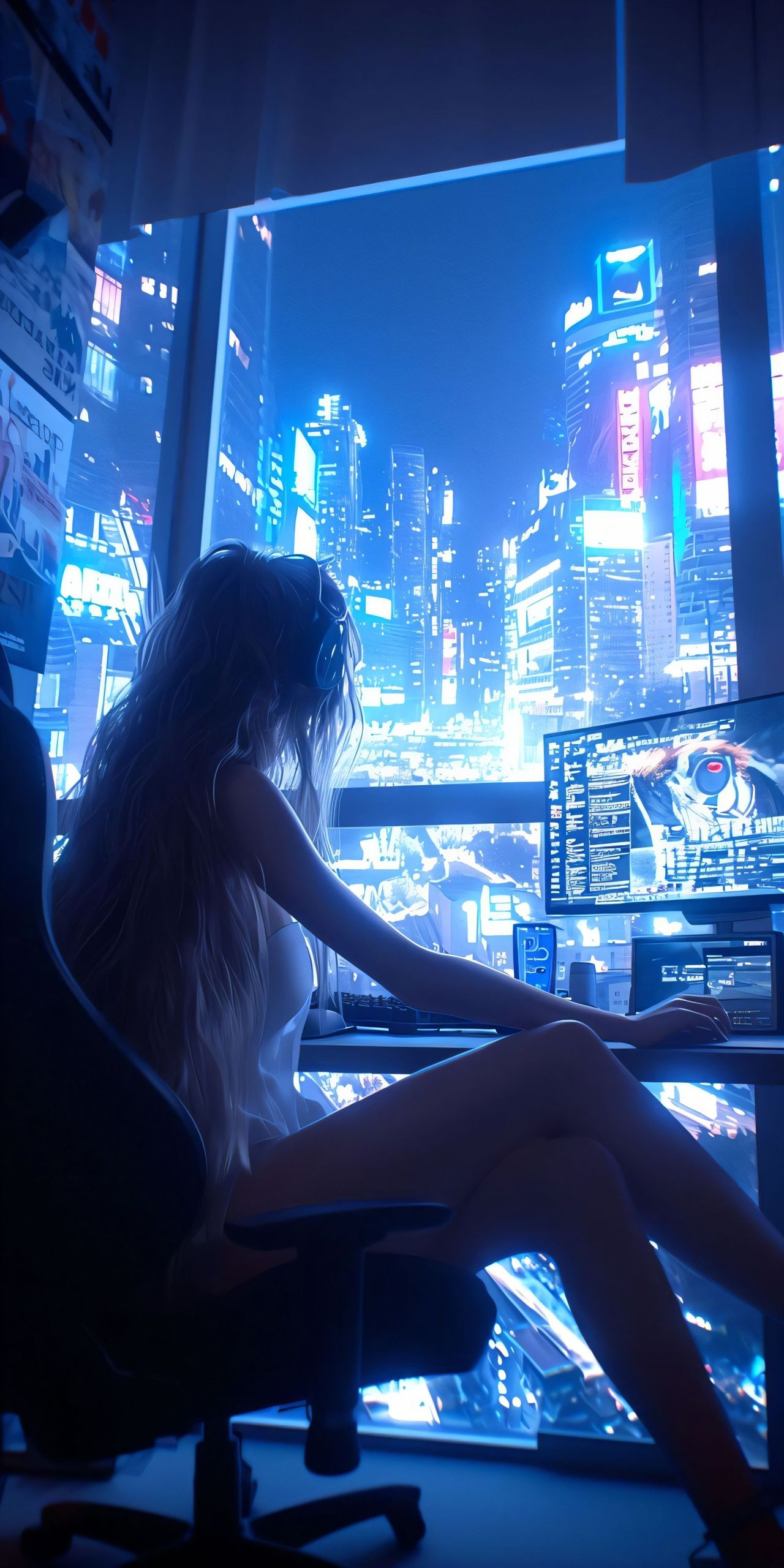 賽博朋克女孩