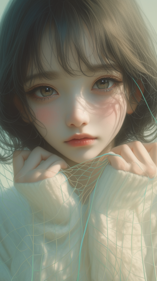 短发清纯女孩
