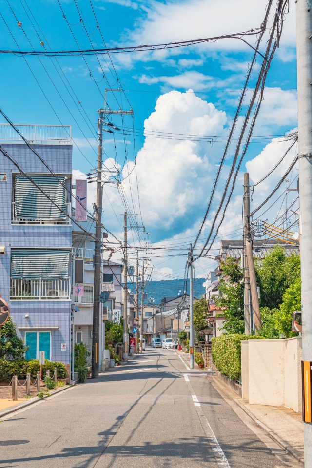 4k唯美日系街道(风景手机静态壁纸) - 风景手机壁纸下载 - 元气壁纸
