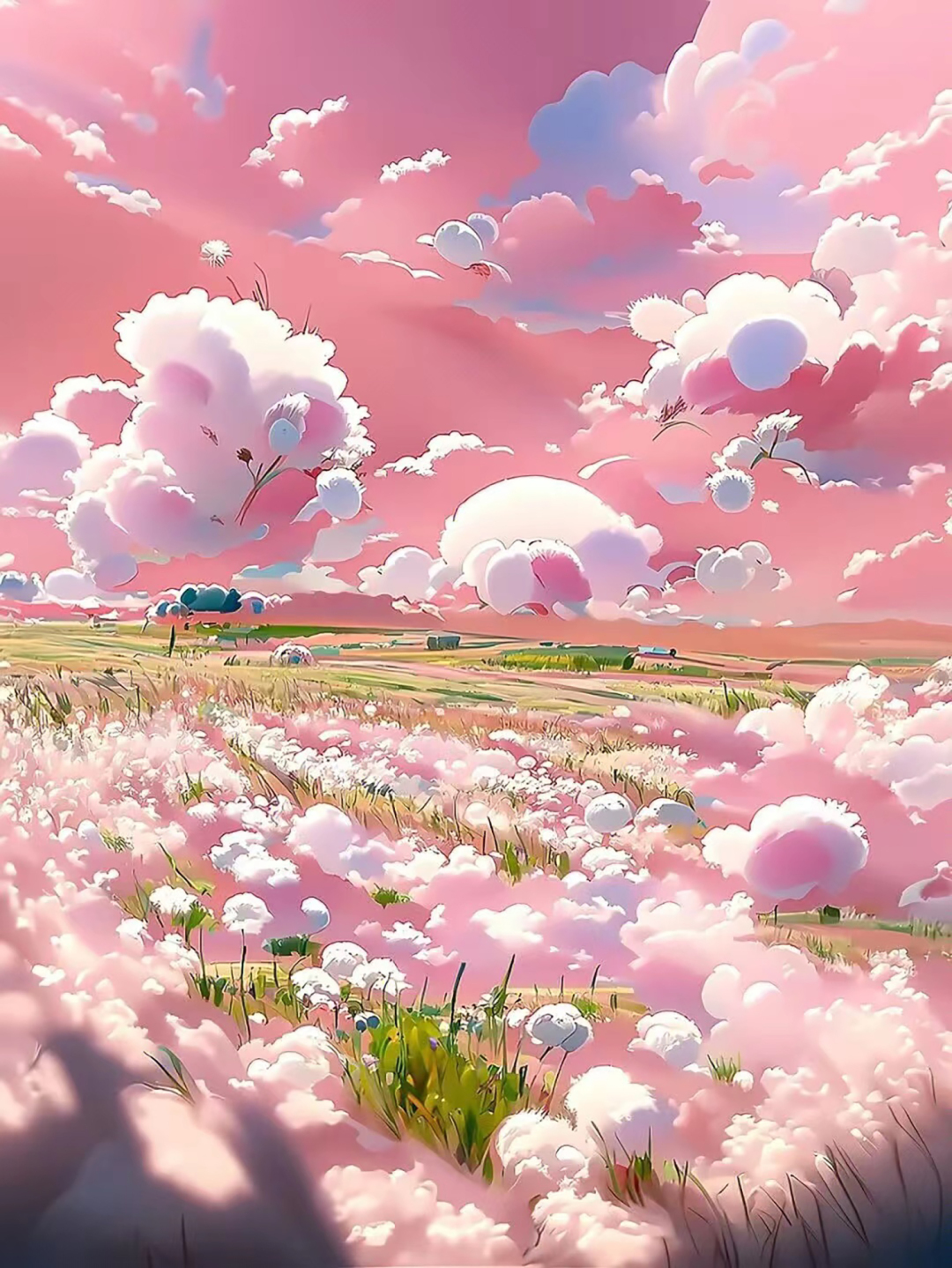 粉色天空