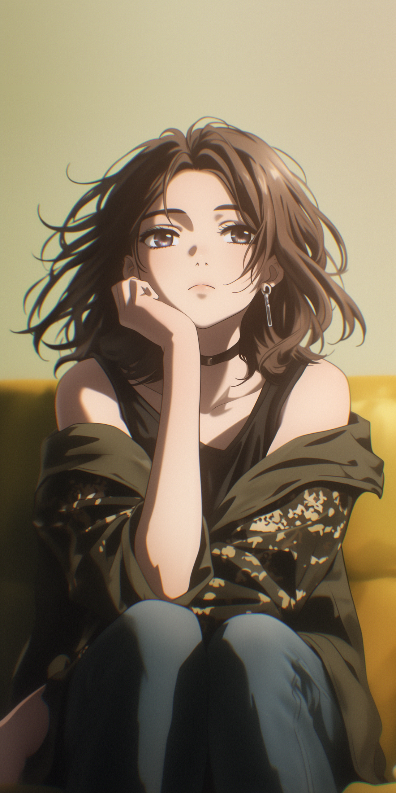 思考的女孩