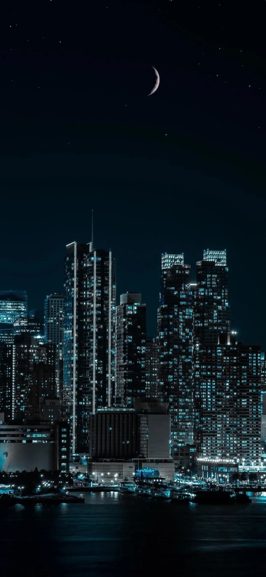 城市的夜微信背景壁紙