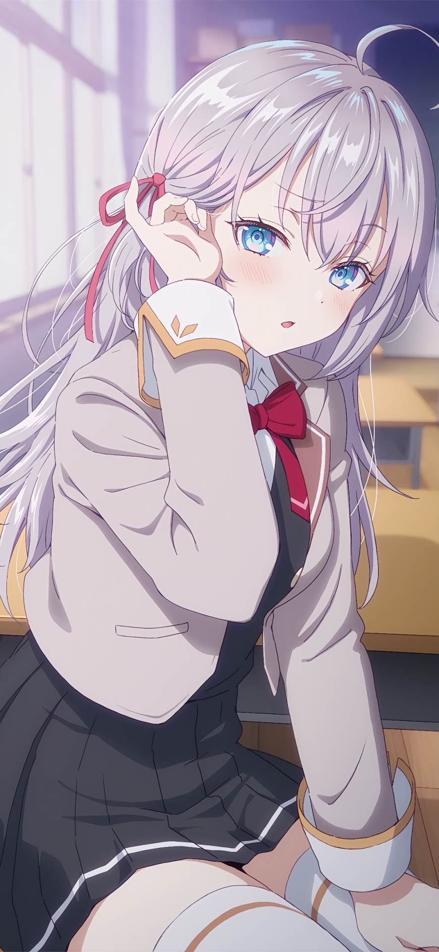 粉衣少女