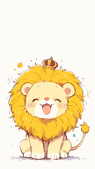可爱小狮子