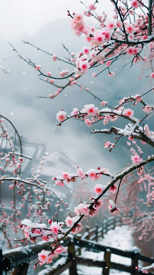 雪中梅花