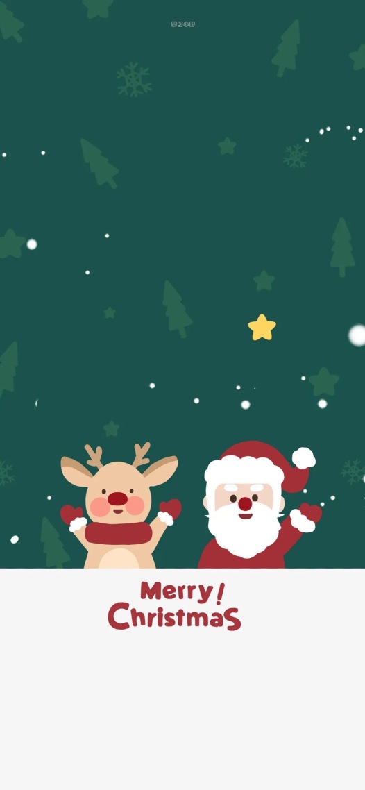 圣诞老人和麋鹿