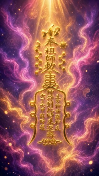 开光符-护身符 4k