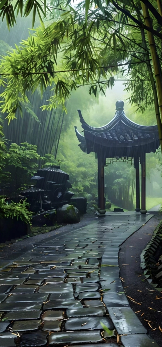 古镇风庭院