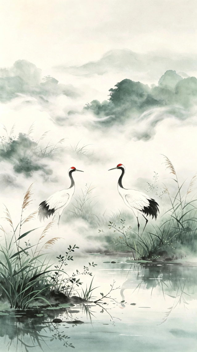 云溪双鹤