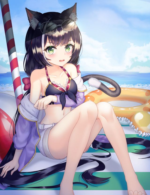 泳裝貓耳美少女