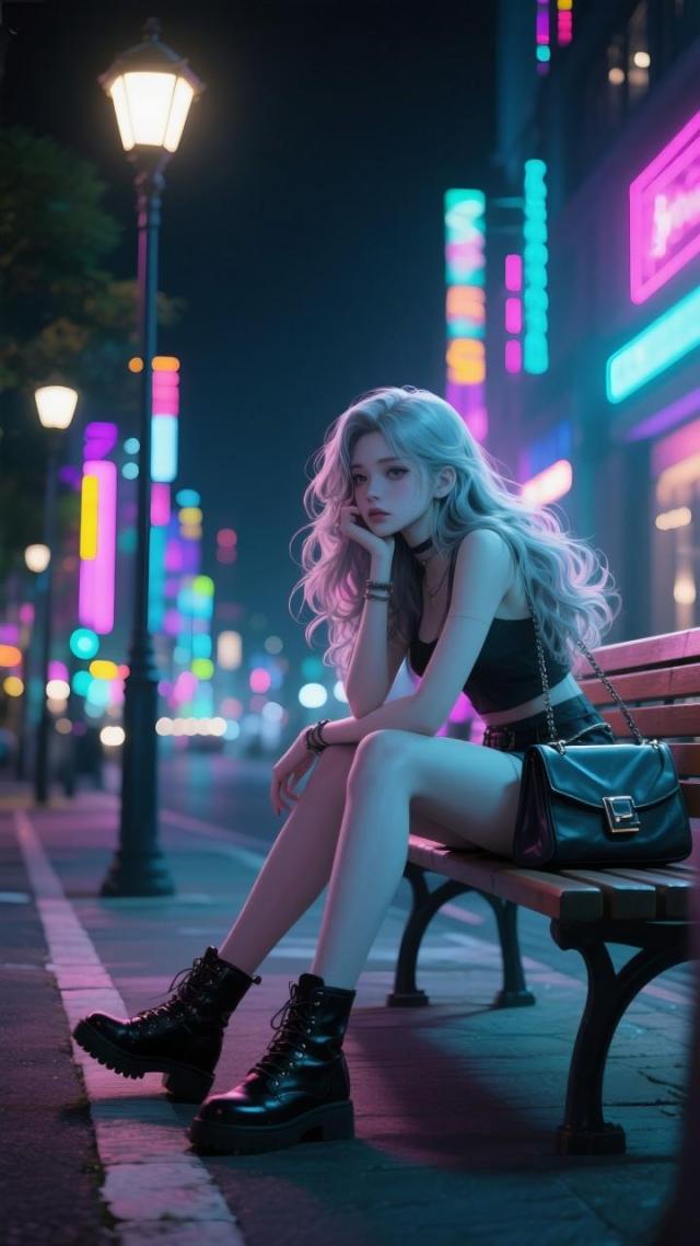 五彩霓虹