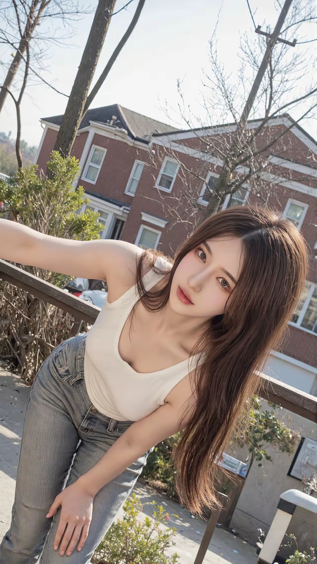 長髮清純美少女