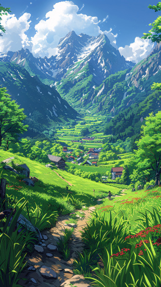 通往乡村的小道