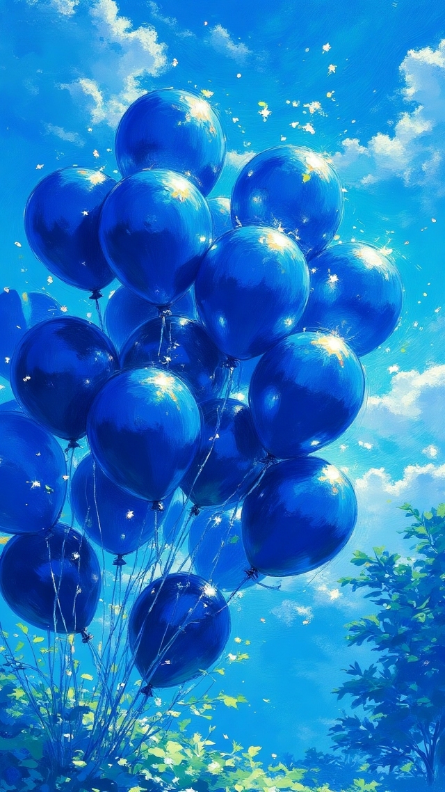 梦中的蓝气球