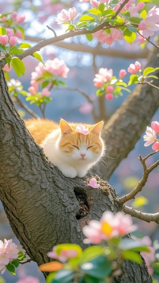 树上小猫