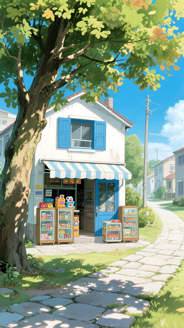 夏日里的社区杂货铺