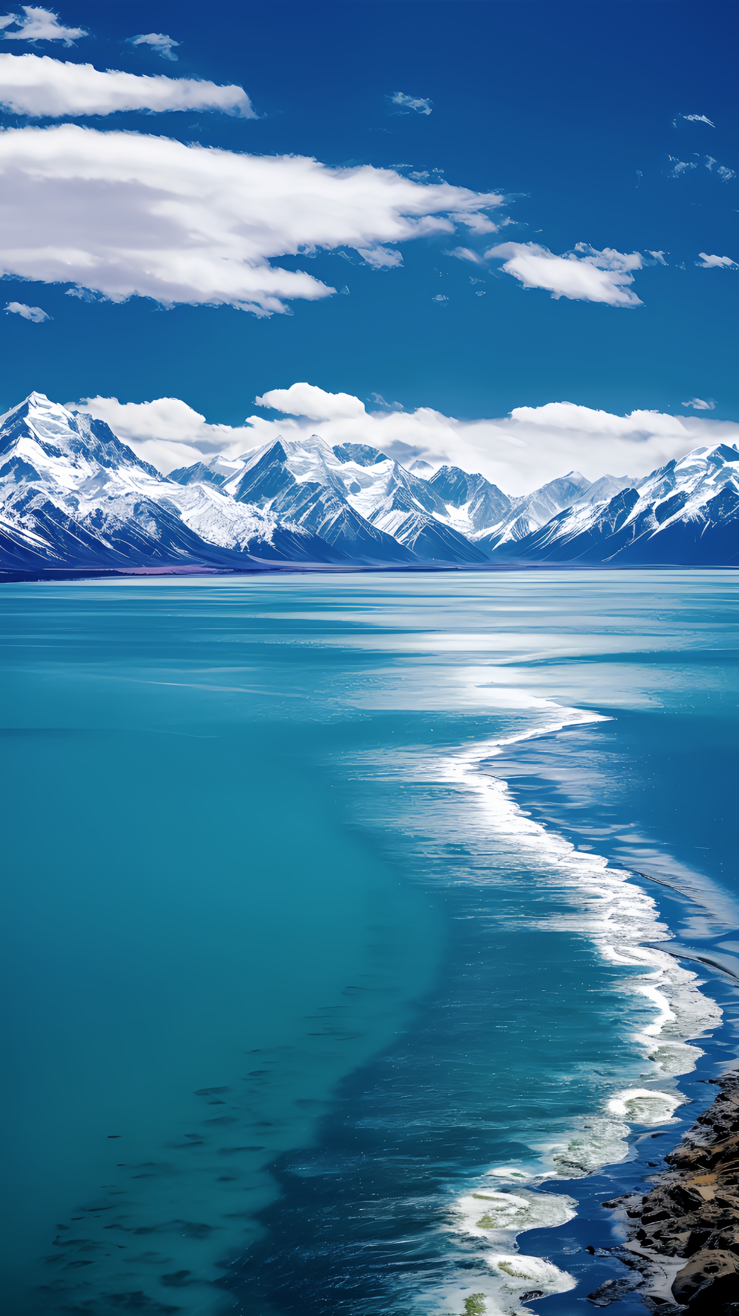 雪山天湖
