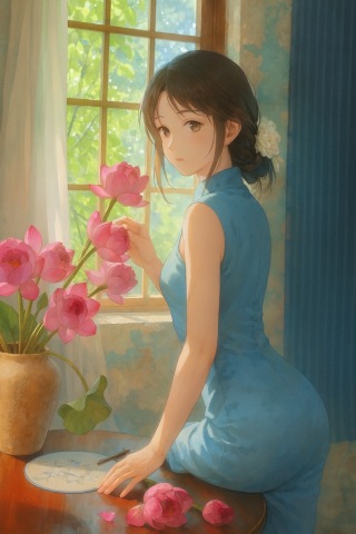 中华旗袍少女