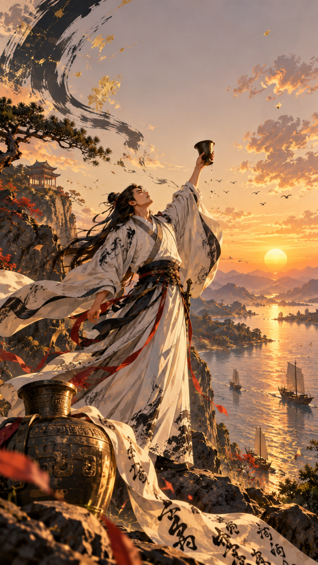李白醉酒